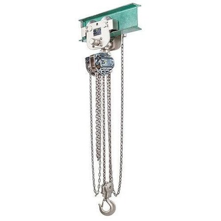 ELEPHANT LIFTING PRODUCTS Hand Chain Hoist, Super 100 WOverload Protection, Double Pawl Design, 05 Ton, 10 Ft Lift H100-0.5-10